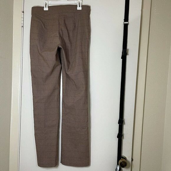 NWOT 89th and madison brown plaid slim trouser knit pants size small - Picture 4 of 4